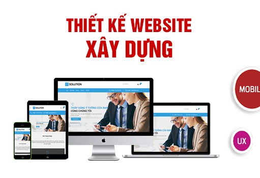 thiết kế web xây dựng